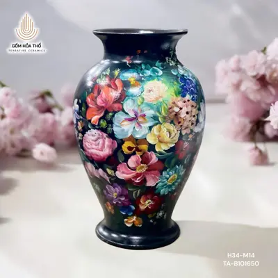 Bình Hoa Cao 34cm Miệng 14cm